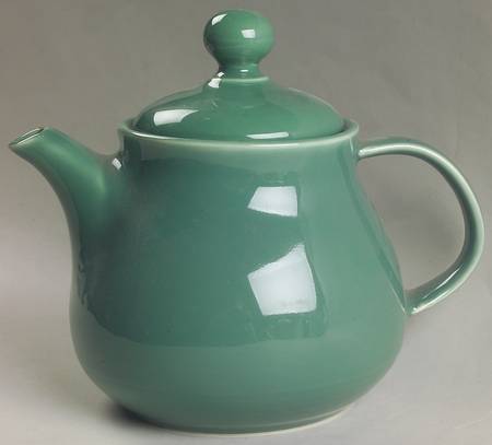 Solid Color Jade Teapot & Lid