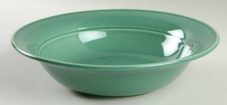 Solid Color Jade 9" Round Vegetable Bowl