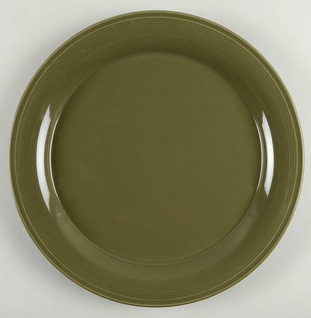 Solid Color Khaki 12" Chop Plate (Round Platter)