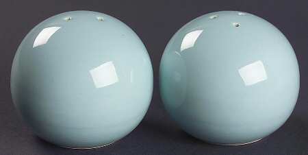 Solid Color Light Aqua Salt & Pepper Set