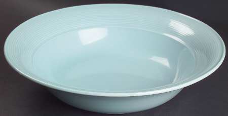 Solid Color Light Aqua 11" Large Salad Serving Bowl