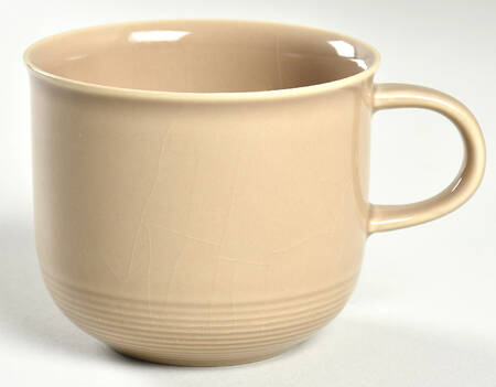 Solid Color Light Brown Flat Cup