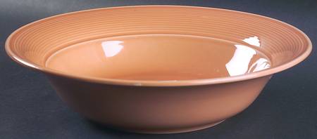 Solid Color Light Peach 11" Large Salad Serving Bowl
