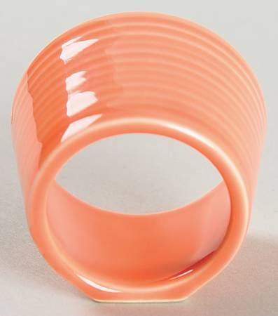 Solid Color Light Peach Napkin Ring