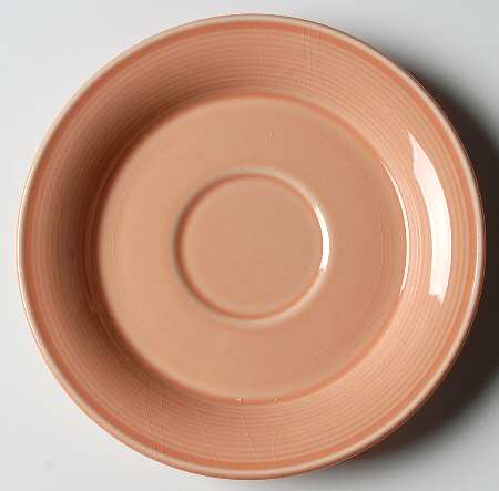 Solid Color Light Peach Saucer