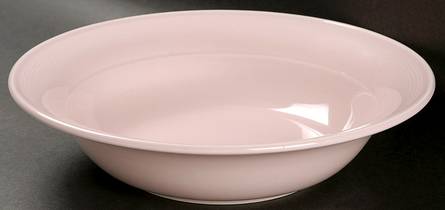 Solid Color Light Rose 9" Round Vegetable Bowl