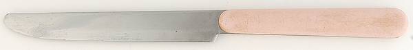 Solid Color Light Rose Small Dinner Knife