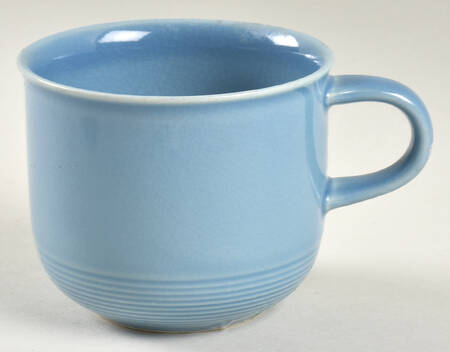Solid Color Light Blue Flat Cup