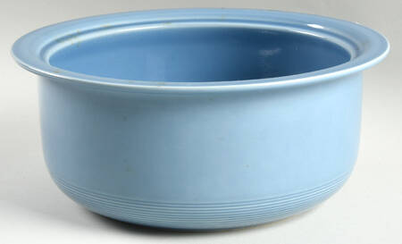 Solid Color Light Blue 2 Qt Round Covered Casserole No Lid