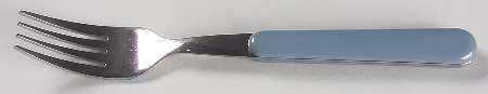 Solid Color Light Blue Individual Salad Fork