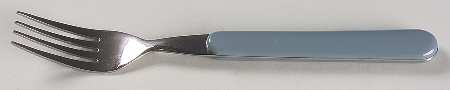Solid Color Light Blue Dinner Fork (7 1/2" or Larger)