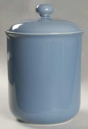 Solid Color Light Blue Large Canister & Lid