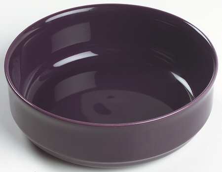 Solid Color Plum Coupe Cereal Bowl