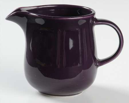 Solid Color Plum Creamer