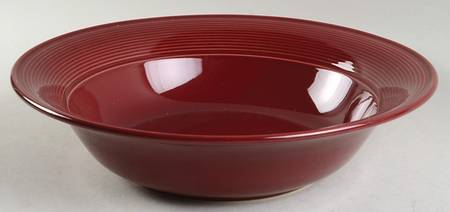 Solid Color Raspberry 11" Large Salad Serving Bowl