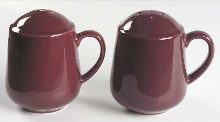 Solid Color Raspberry Stove Top Salt & Pepper Set