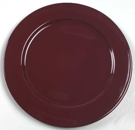Solid Color Raspberry Service Plate (Charger)