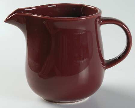 Solid Color Raspberry Creamer