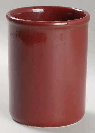 Solid Color Raspberry Utensil Holder