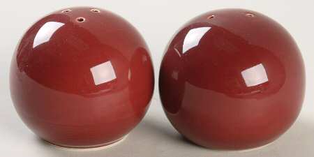 Solid Color Raspberry Salt & Pepper Set