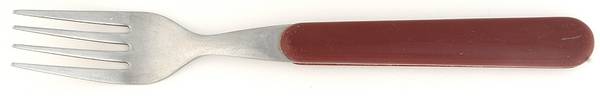 Solid Color Raspberry Dinner Fork (7 1/2" or Larger)