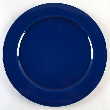 Solid Color Sapphire Service Plate (Charger)