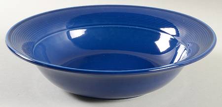 Solid Color Sapphire 9" Round Vegetable Bowl