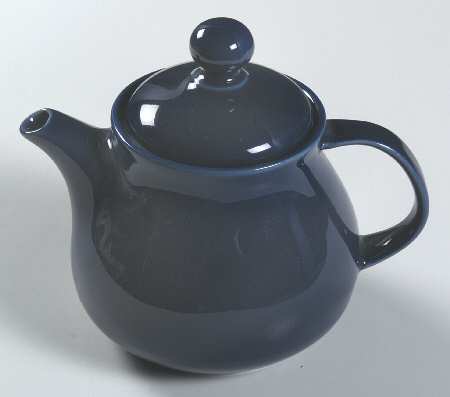 Solid Color Sapphire Teapot & Lid