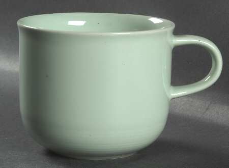 Solid Color Seafoam Green Flat Cup