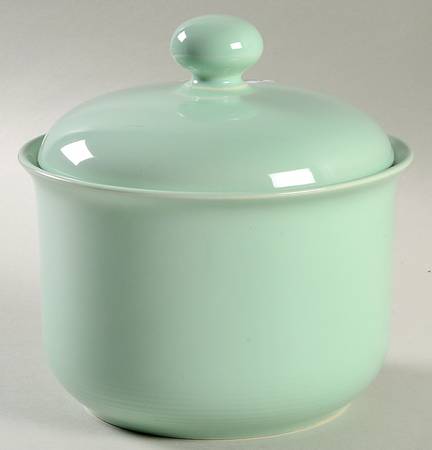 Solid Color Seafoam Green Small Canister & Lid