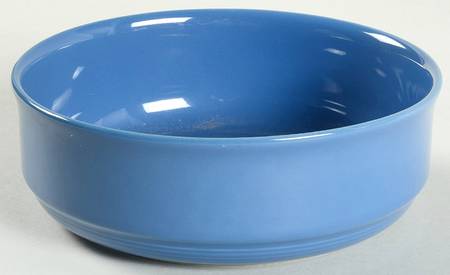 Solid Color Sky Blue Coupe Cereal Bowl