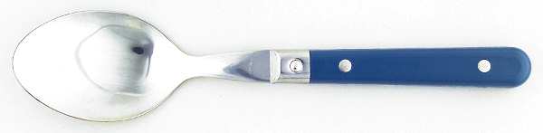 Solid Color Sky Blue Place/Oval Soup Spoon