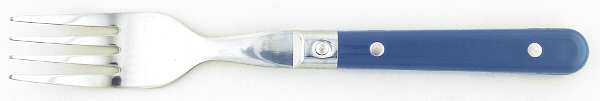 Solid Color Sky Blue Dinner Fork (7 1/2" or Larger)