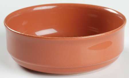 Solid Color Terra Cotta Coupe Cereal Bowl