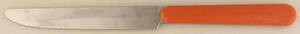 Solid Color Terra Cotta Small Dinner Knife
