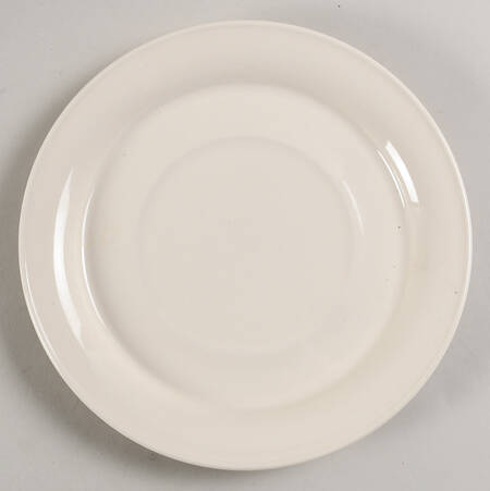 Solid Color Vanilla Underplate for Gravy Boat