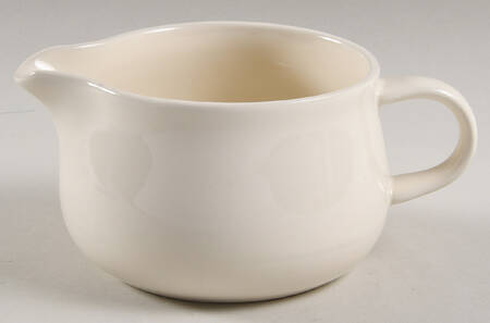 Solid Color Vanilla Gravy Boat