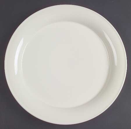 Solid Color Vanilla 12" Chop Plate (Round Platter)
