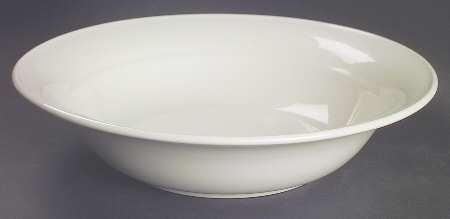 Solid Color Vanilla 9" Round Vegetable Bowl