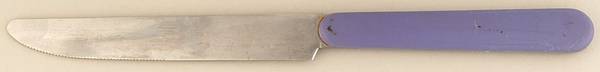 Solid Color Violet Small Dinner Knife