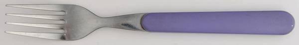 Solid Color Violet Dinner Fork (7 1/2" or Larger)
