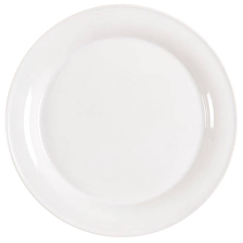 Solid Color White Salad Plate