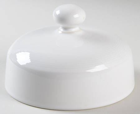 Solid Color White Lid for Round Butter