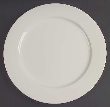 Solid Color White Service Plate (Charger)