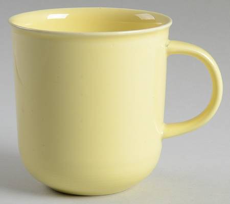 Solid Color Yellow Mug