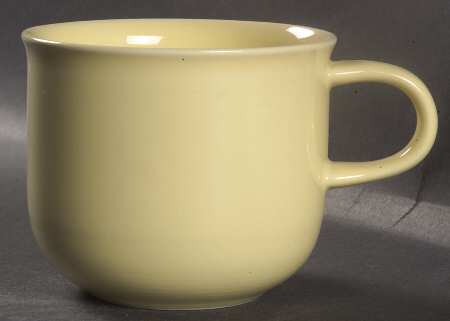 Solid Color Yellow Flat Cup