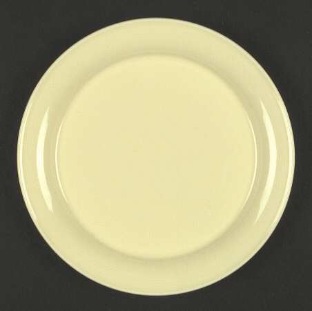 Solid Color Yellow Salad Plate