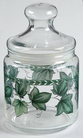 Vista Verde 4" Glassware Storage Jar & Lid