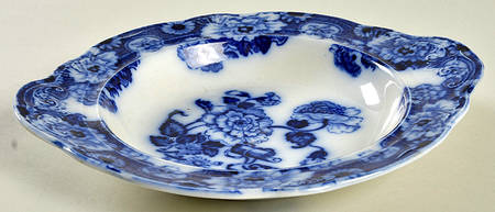 Cambridge (Flow Blue) Round Butter No Lid