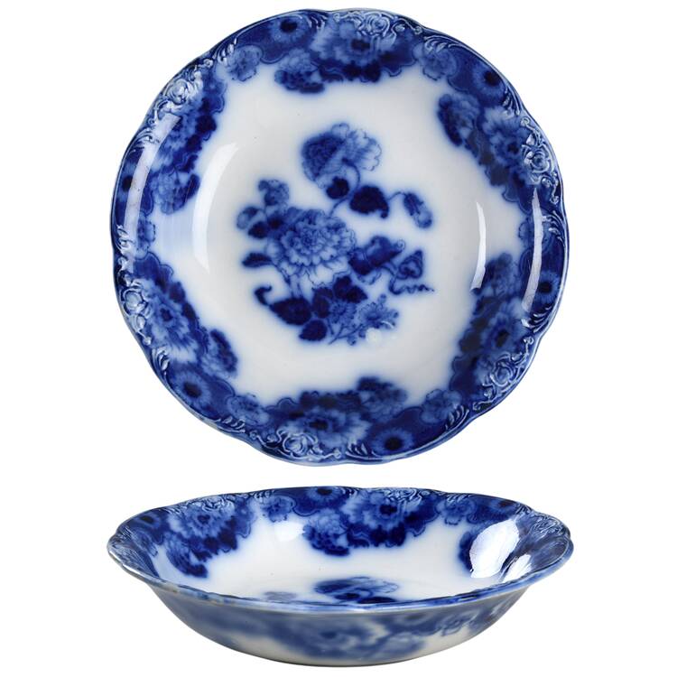 Cambridge (Flow Blue) 9" Round Vegetable Bowl